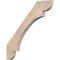 Ekena Millwork 3 1/2"W x 44"D x 44"H Olympic Smooth Knee Brace, Douglas Fir BRC04X44X44OLY00SDF - alternate 1